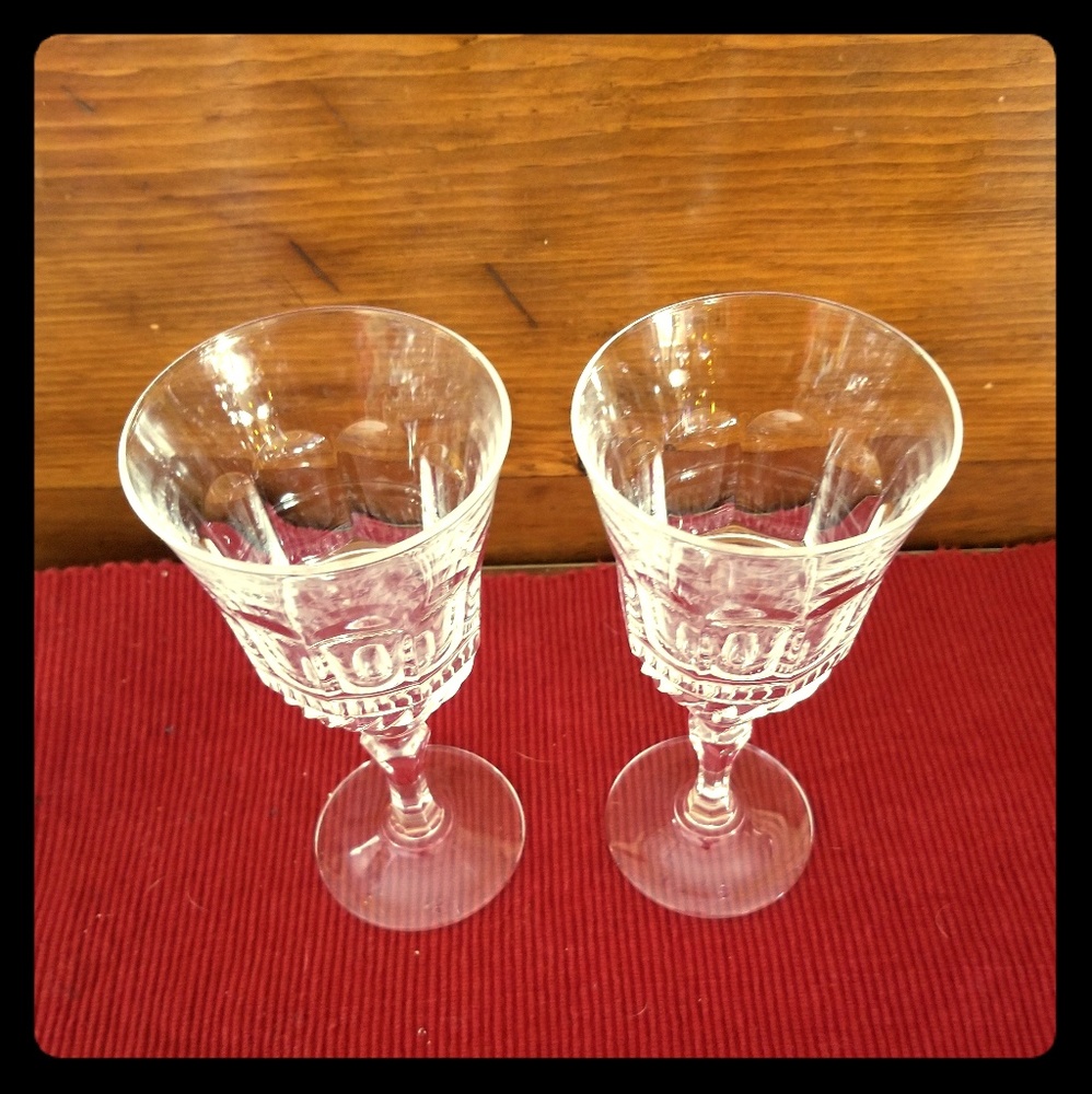 Vintage Wine Glasses